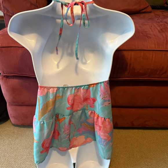 Everly Multicolor Abstract Top - Picture 4 of 12